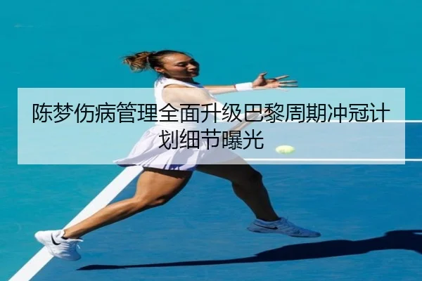 陈梦伤病管理全面升级巴黎周期冲冠计划细节曝光 | qyg